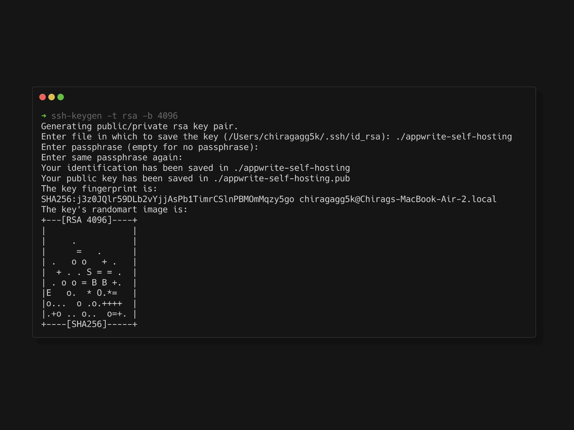 Generate SSH Key