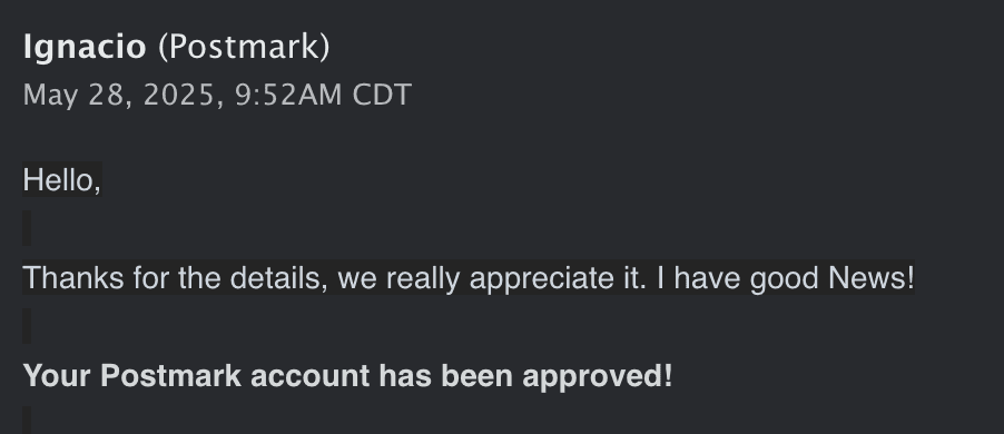 Postmark Email