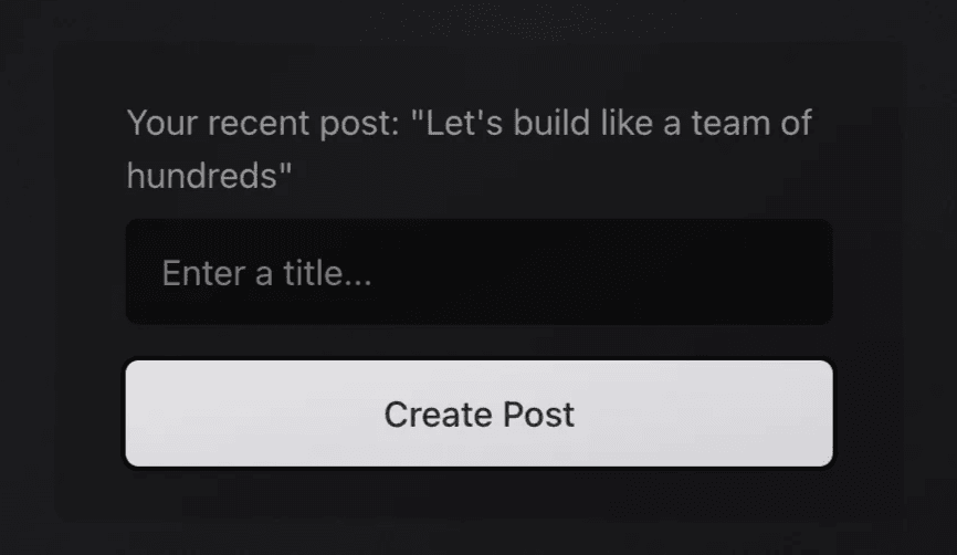 Recent posts image