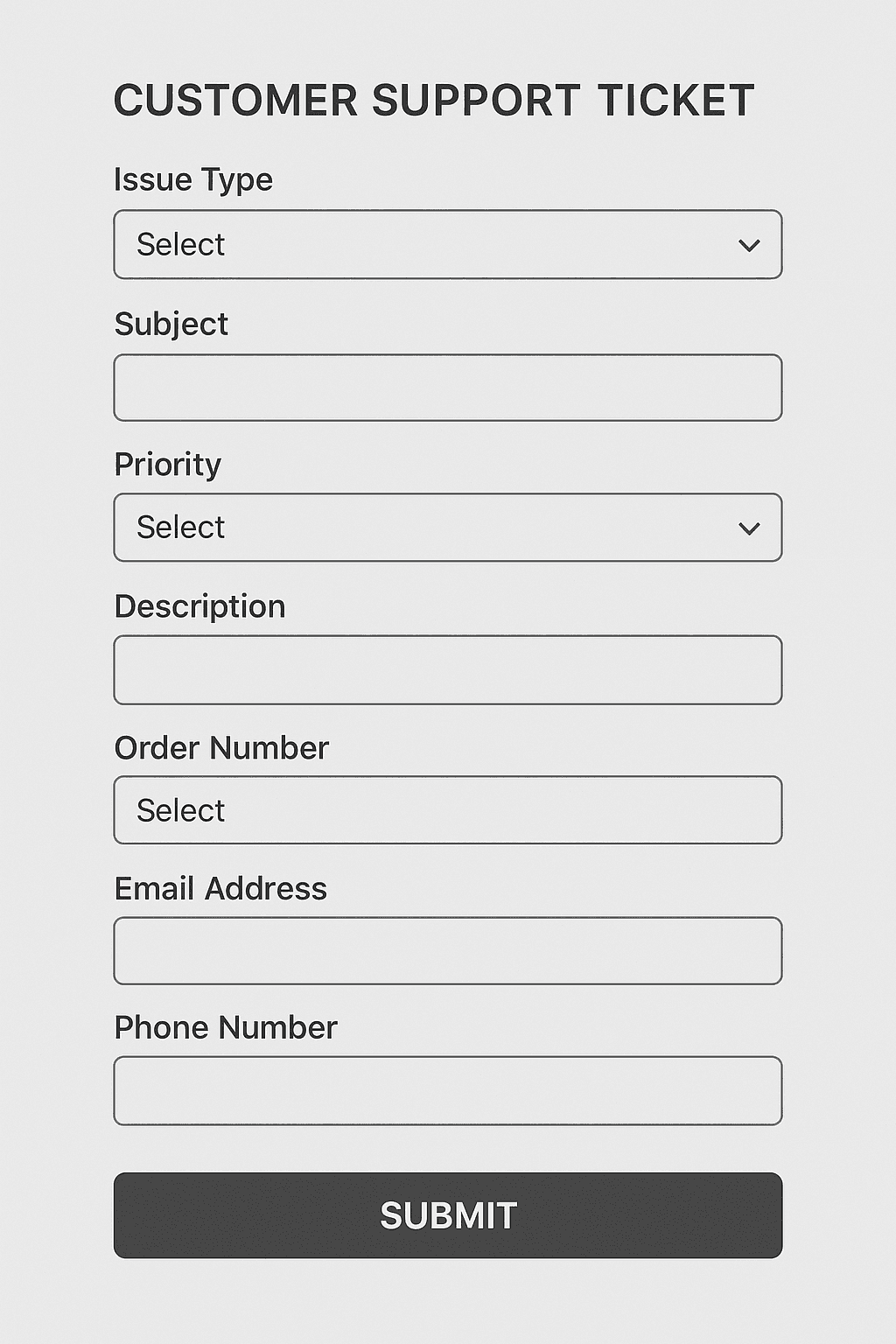 Ticket Modal